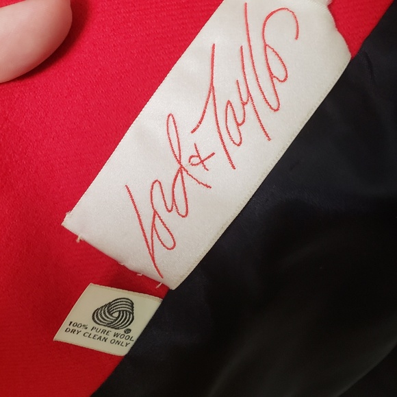 Vintage Pauline Trigère 1980s 2tone wool coat - Picture 4 of 8